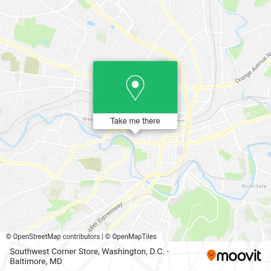 Southwest Corner Store map