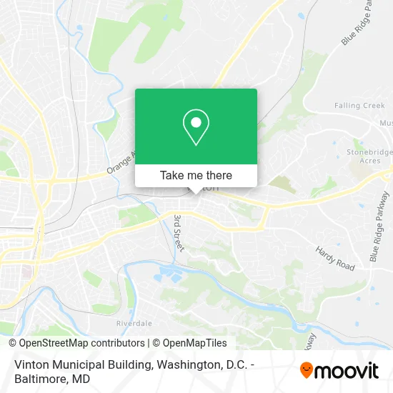 Vinton Municipal Building map