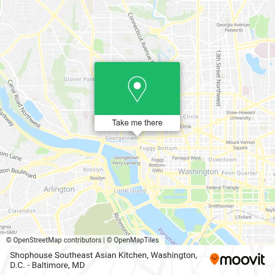 Shophouse Southeast Asian Kitchen map