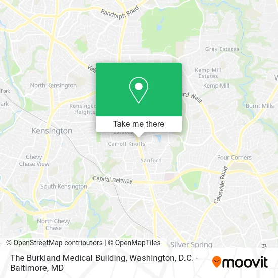 The Burkland Medical Building map