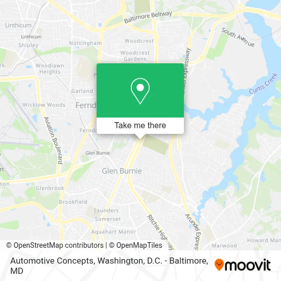 Automotive Concepts map