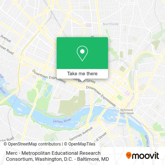 Merc - Metropolitan Educational Research Consortium map
