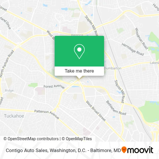Contigo Auto Sales map