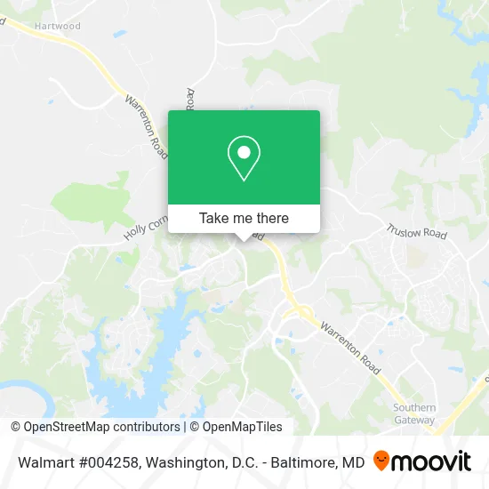 Walmart #004258 map