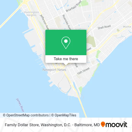 Family Dollar Store map