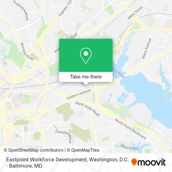 Eastpoint Workforce Development map
