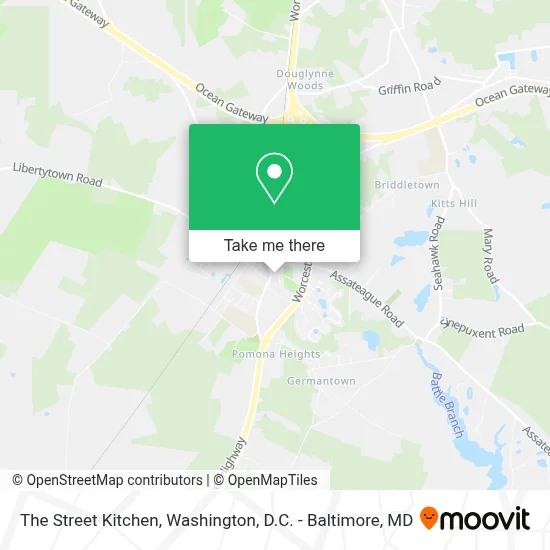 The Street Kitchen map