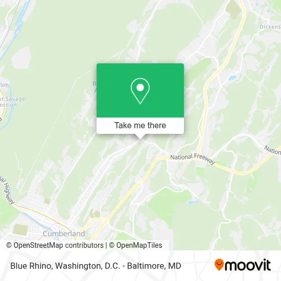 Blue Rhino map