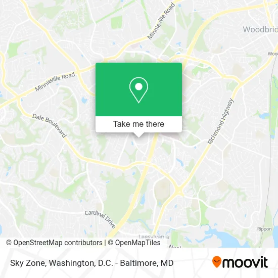 Sky Zone map