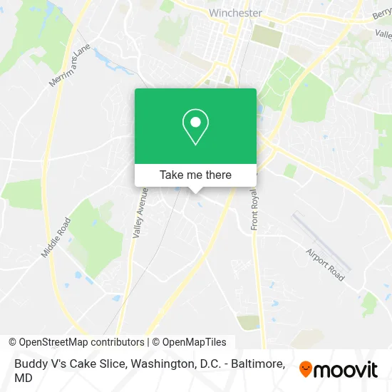 Buddy V's Cake Slice map