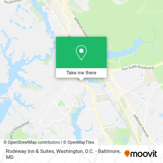 Rodeway Inn & Suites map