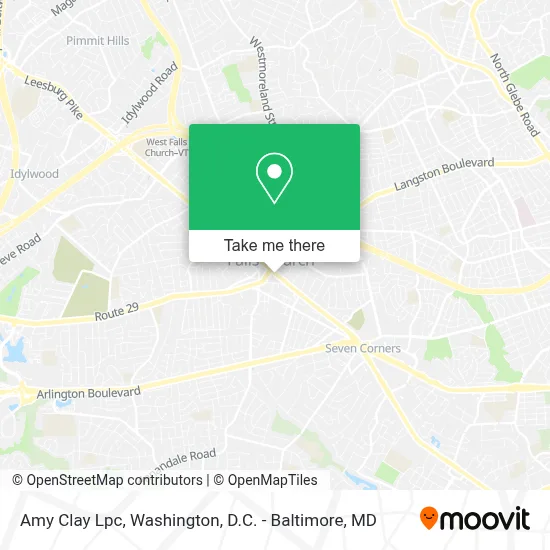 Amy Clay Lpc map