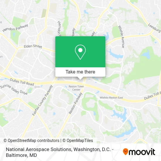 National Aerospace Solutions map