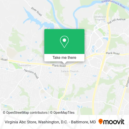 Virginia Abc Store map