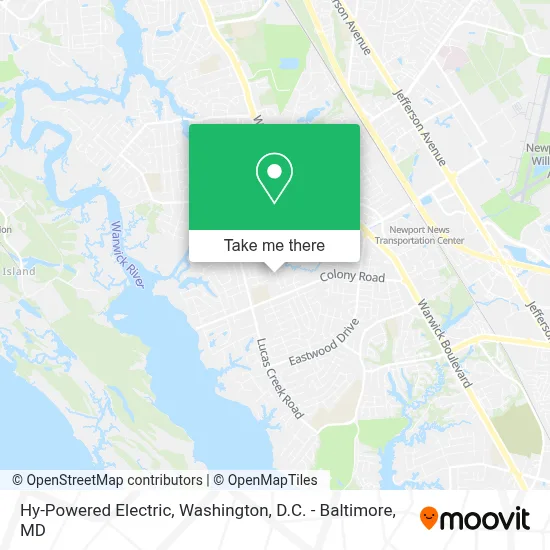 Hy-Powered Electric map