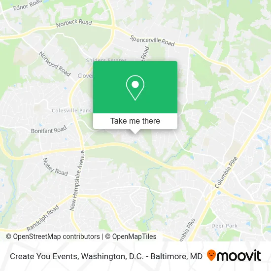 Create You Events map