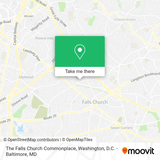 The Falls Church Commonplace map