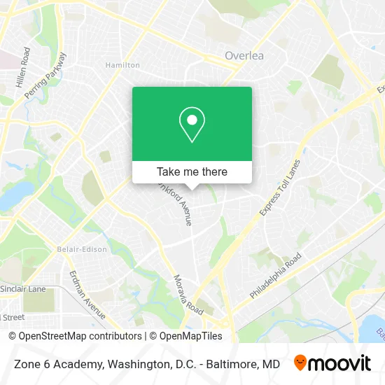 Zone 6 Academy map