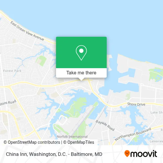 China Inn map