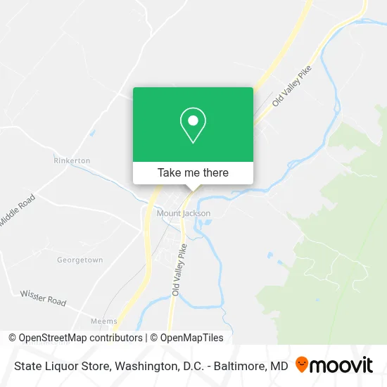 State Liquor Store map