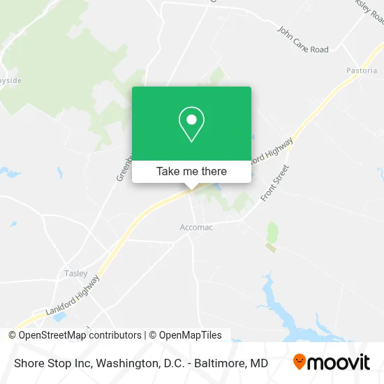 Shore Stop Inc map