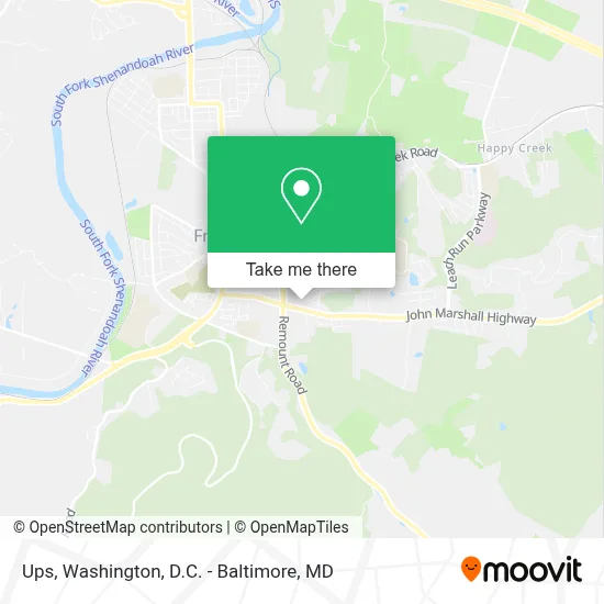 Ups map