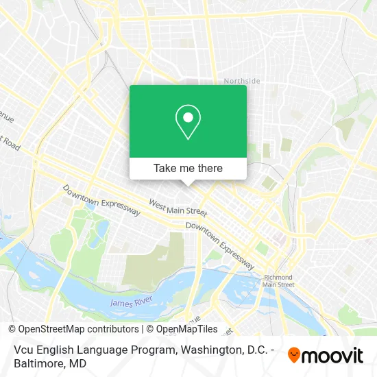 Vcu English Language Program map