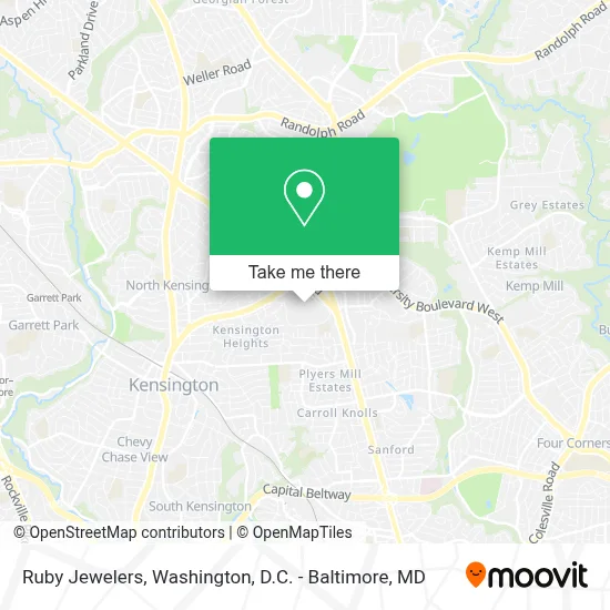 Ruby Jewelers map