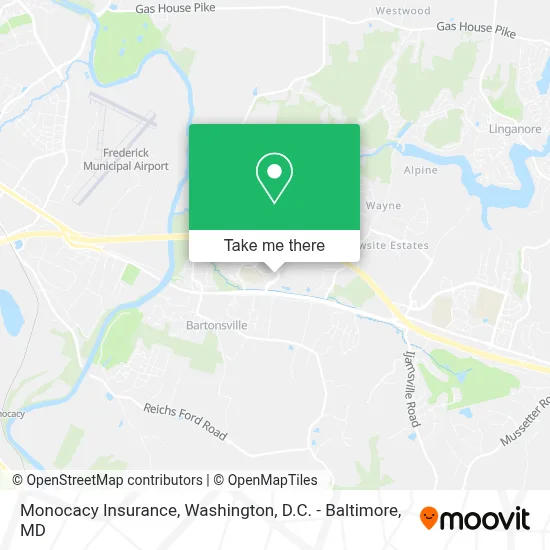 Monocacy Insurance map