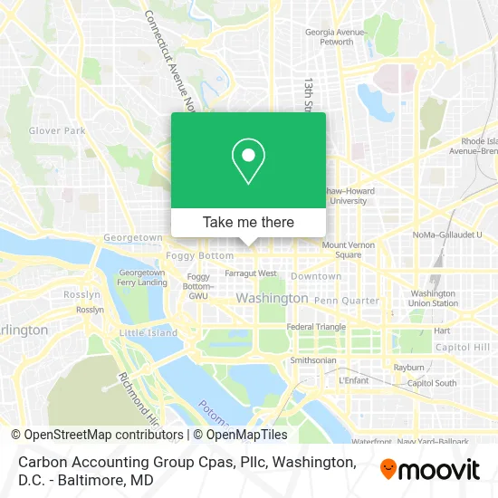 Carbon Accounting Group Cpas, Pllc map