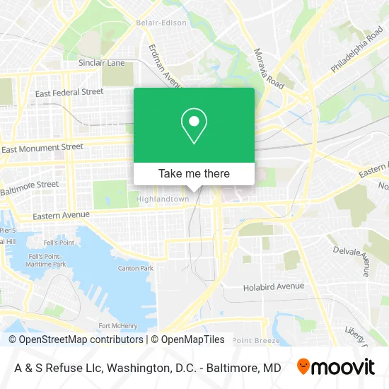 A & S Refuse Llc map