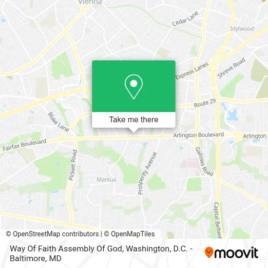 Way Of Faith Assembly Of God map