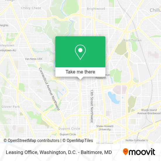 Leasing Office map