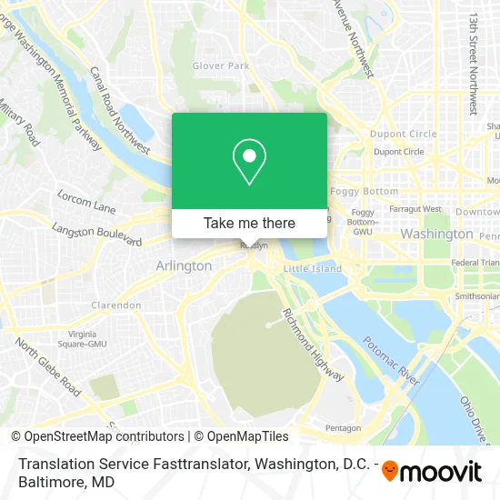Translation Service Fasttranslator map