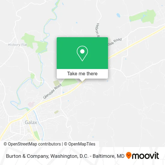 Burton & Company map