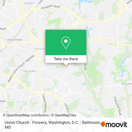 Union Church - Flowers map