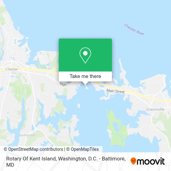 Rotary Of Kent Island map