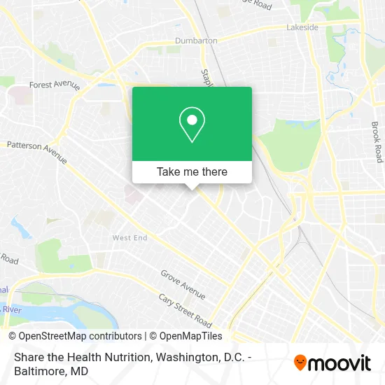 Share the Health Nutrition map