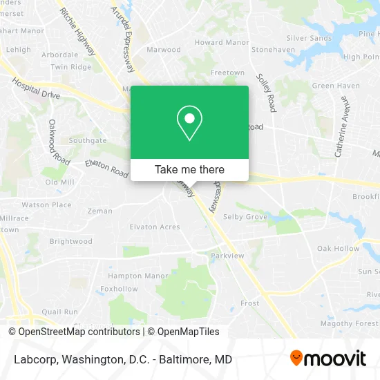 Labcorp map
