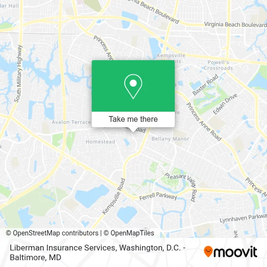 Liberman Insurance Services map