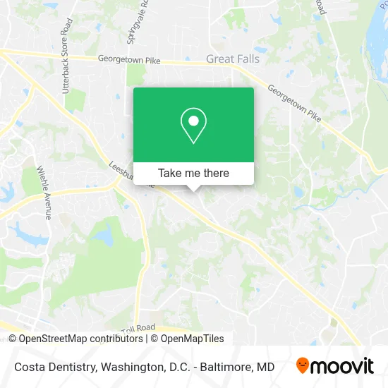 Costa Dentistry map