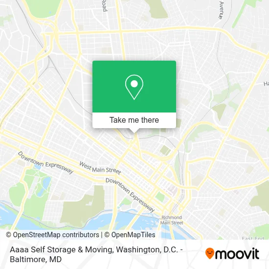 Aaaa Self Storage & Moving map
