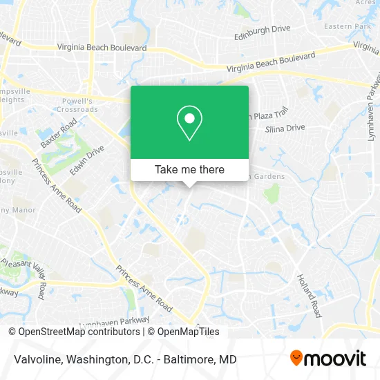 Valvoline map