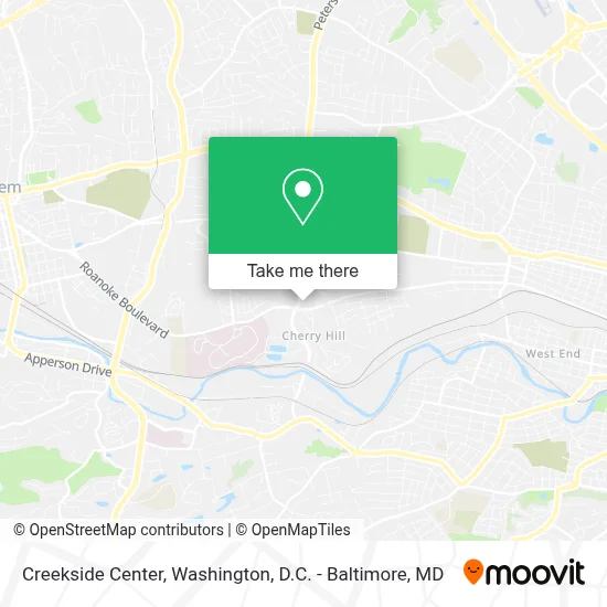 Creekside Center map