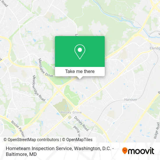 Hometeam Inspection Service map