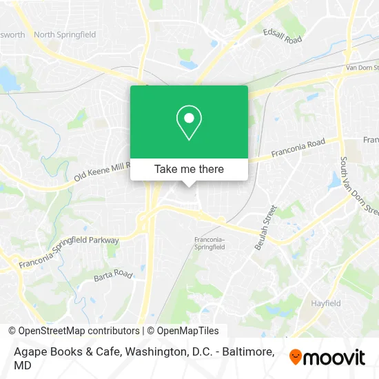 Agape Books & Cafe map