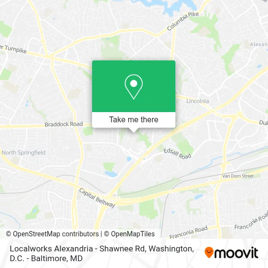 Localworks Alexandria - Shawnee Rd map