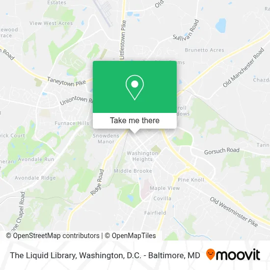 The Liquid Library map