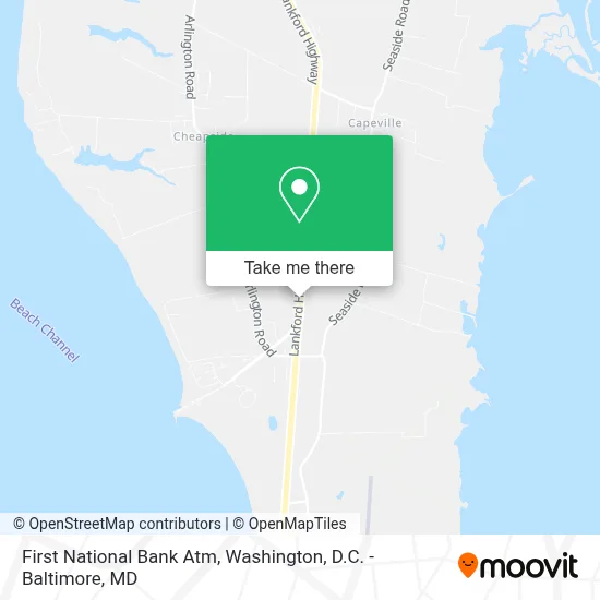 First National Bank Atm map
