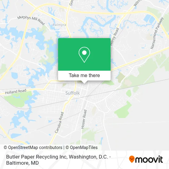Butler Paper Recycling Inc map